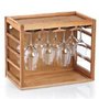 Cube Stack Wine Glass  Natural Finish
